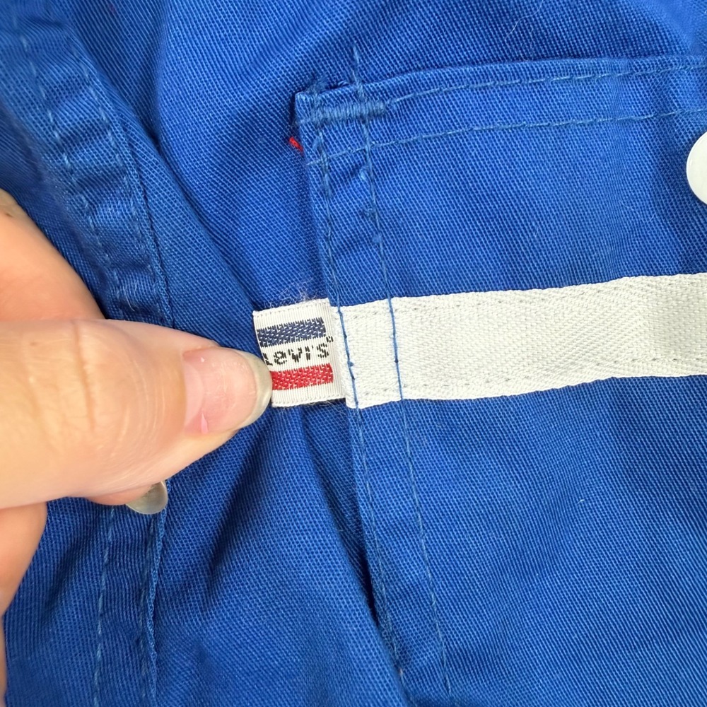Levis Shorts Womans 28 Blue Vintage 1984 Los Angeles Olympics High Rise Athletic - Picture 5 of 7